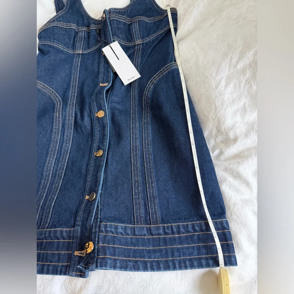 ✨Acler denim VALLEYBROOK MINI DRESS restocked - Picture 8 of 8
